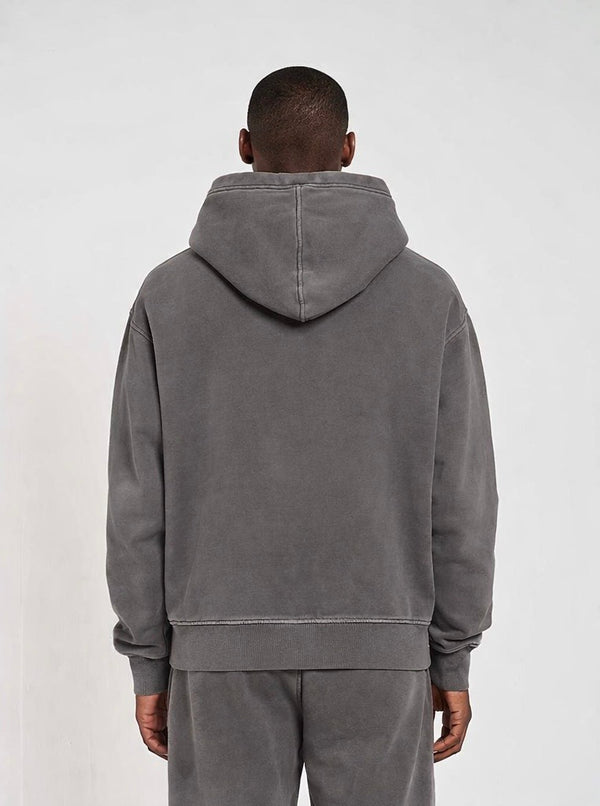 600GSM Organic Cotton Hoodie - Charcoal Grey