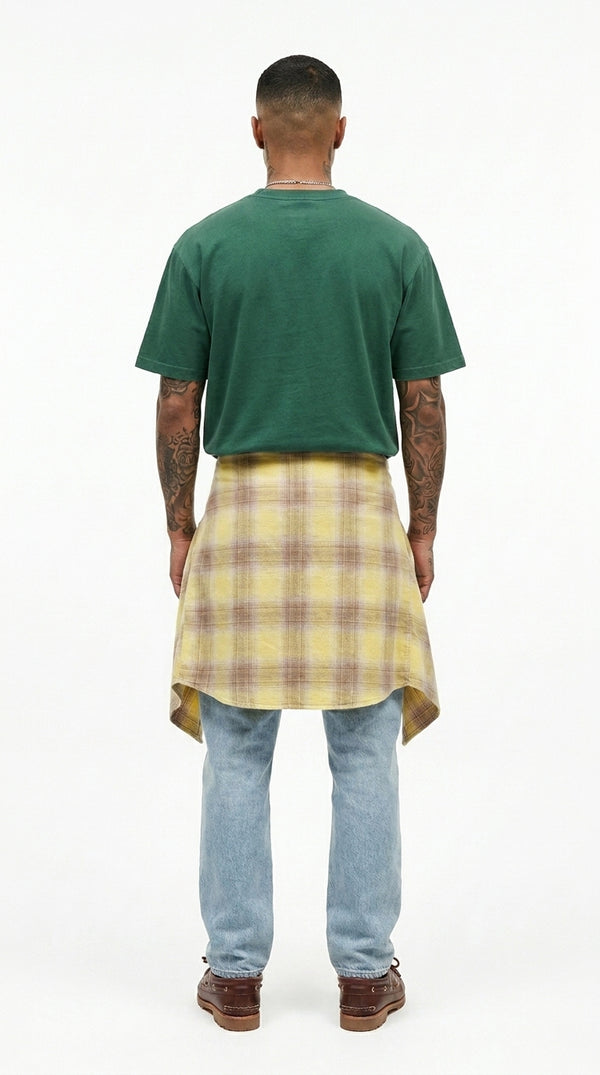300GSM Organic Cotton T-Shirt - Vintage Green