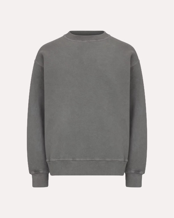 550GSM Organic Cotton Sweatshirt - Charcoal Grey