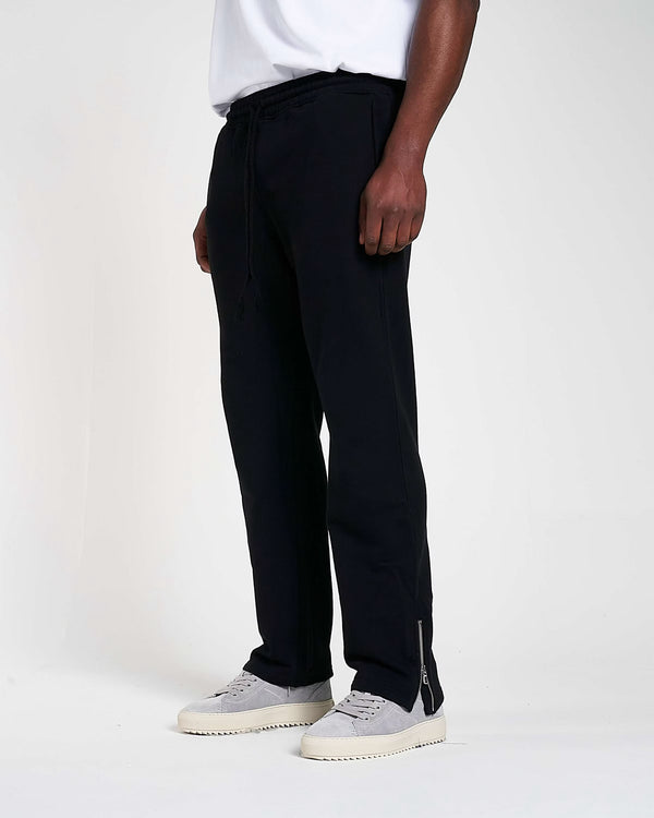 450GSM Organic Cotton Bottoms - Black