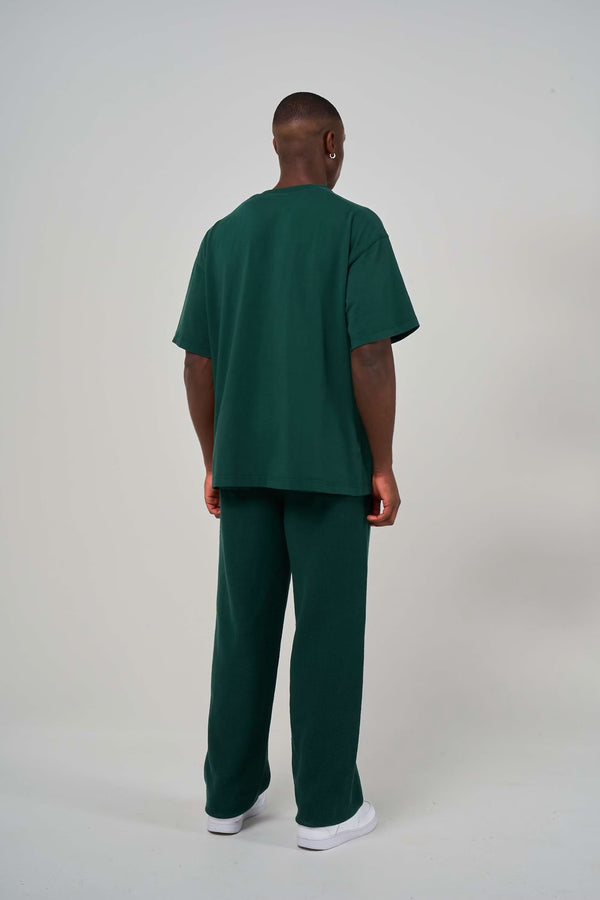 300GSM Organic Cotton T-Shirt - Dark Green