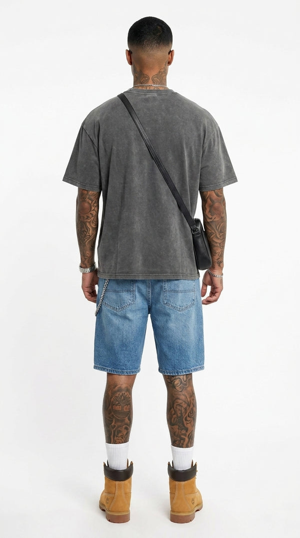300GSM Organic Cotton T-Shirt - Vintage Grey