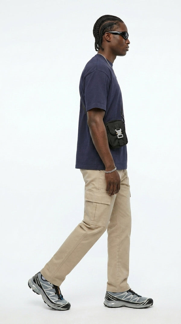 300GSM Organic Cotton T-Shirt - Navy Blue