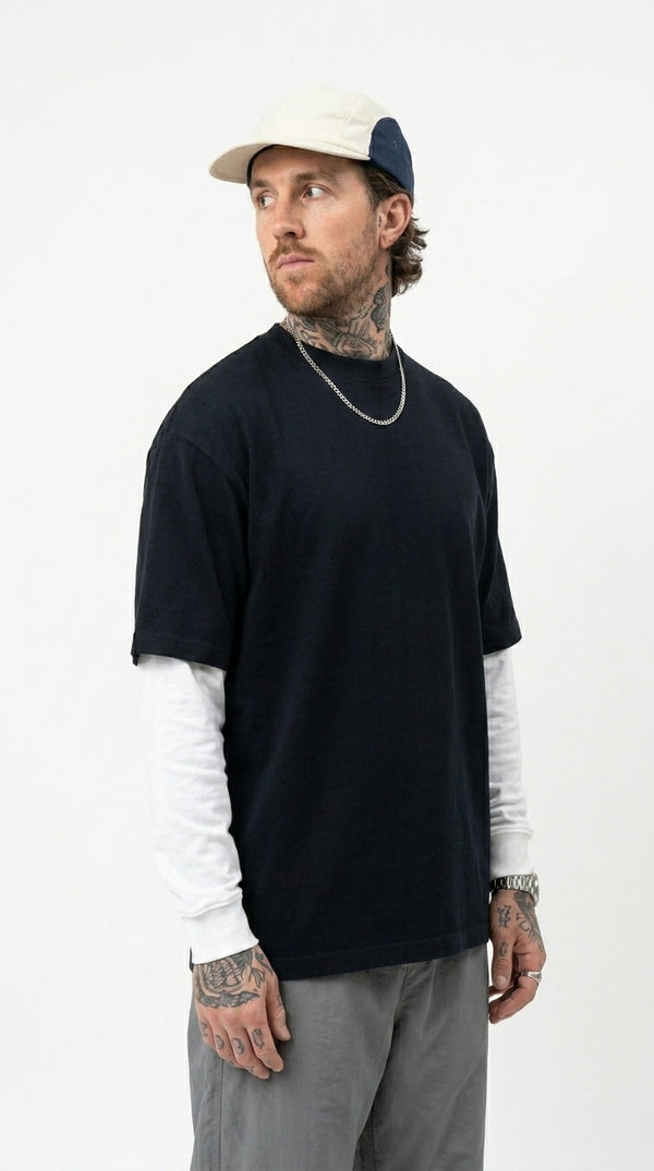 300GSM Organic Cotton T-Shirt - Black