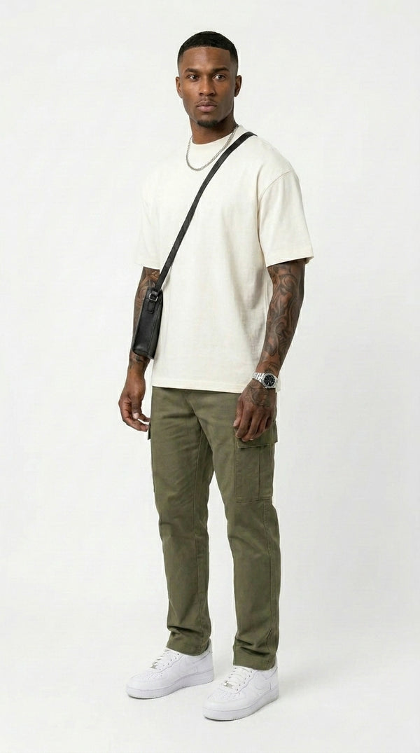 300GSM Organic Cotton T-Shirt - Ecru