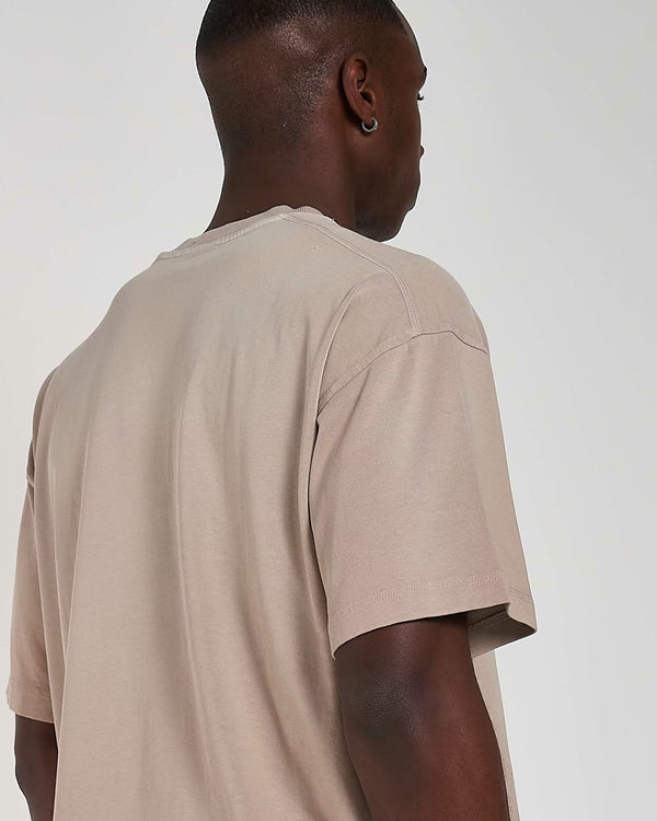 300GSM Organic Cotton T-Shirt - Mocha (Faded)