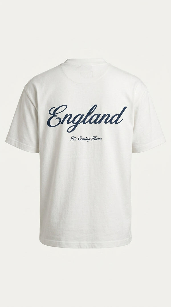 ENGLAND ‘3 LIONS’ T-SHIRT - OPTIC WHITE