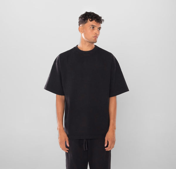 300GSM Organic Cotton T-Shirt - Black