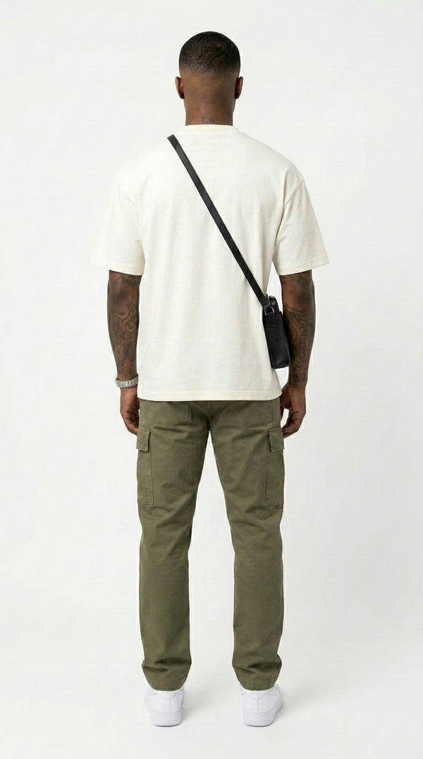 300GSM Organic Cotton T-Shirt - Ecru