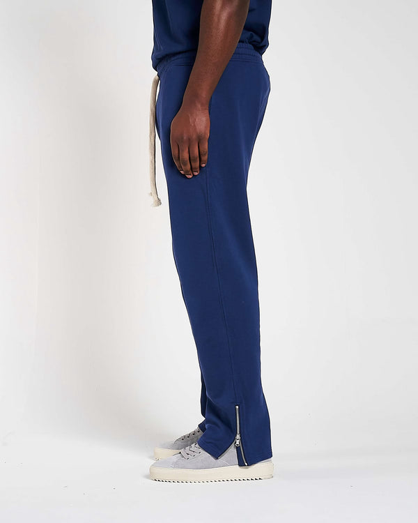 450GSM Organic Cotton Bottoms - Deep Blue