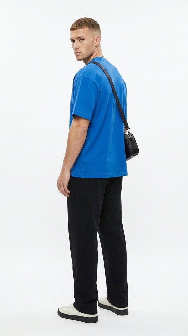 300GSM ORGANIC COTTON T-SHIRT - COBALT BLUE