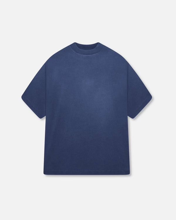 300GSM Organic Cotton T-Shirt - Blue (Faded)