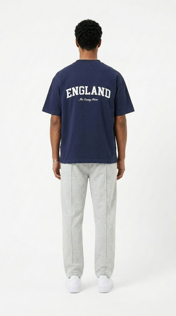 ENGLAND ‘3 LIONS’ T-SHIRT - NAVY BLUE