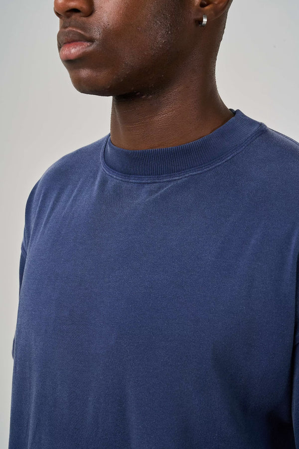 300GSM Organic Cotton T-Shirt - Blue (Faded)