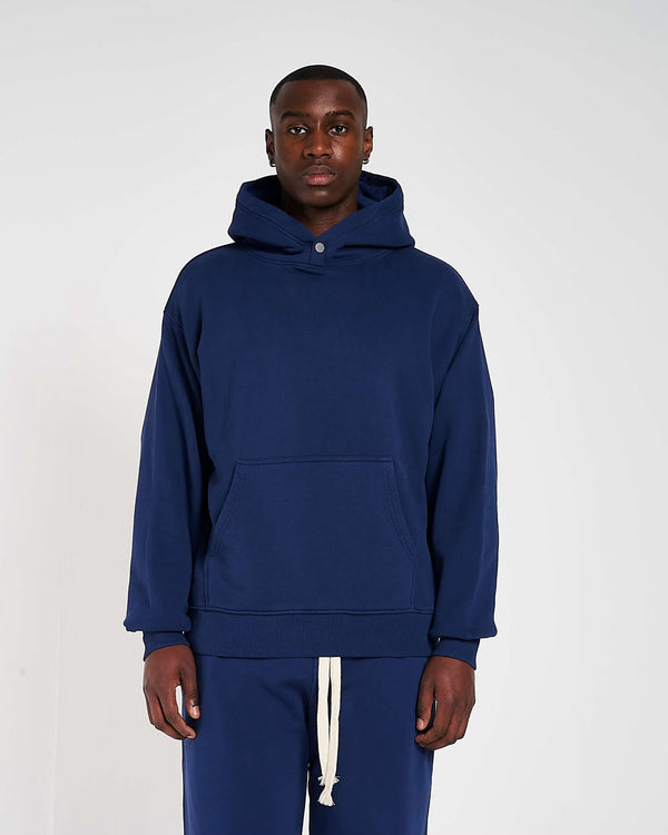 600GSM / 450GSM Organic Cotton Tracksuit - Deep Blue