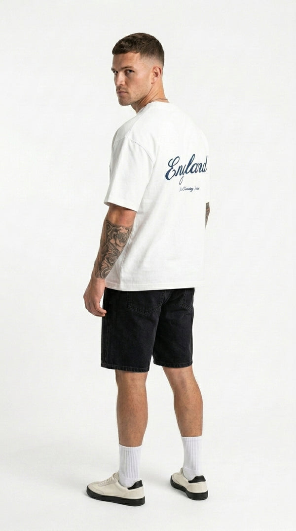 ENGLAND ‘3 LIONS’ T-SHIRT - OPTIC WHITE