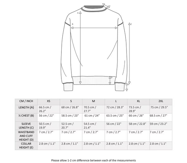 550GSM Organic Cotton Sweatshirt - Cobalt Blue