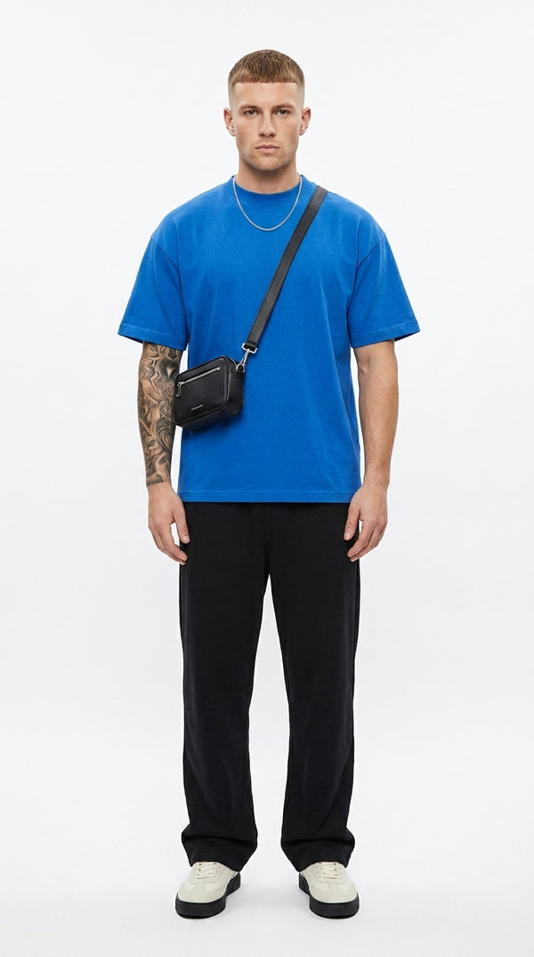 300GSM ORGANIC COTTON T-SHIRT - COBALT BLUE