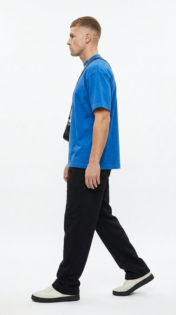 300GSM ORGANIC COTTON T-SHIRT - COBALT BLUE