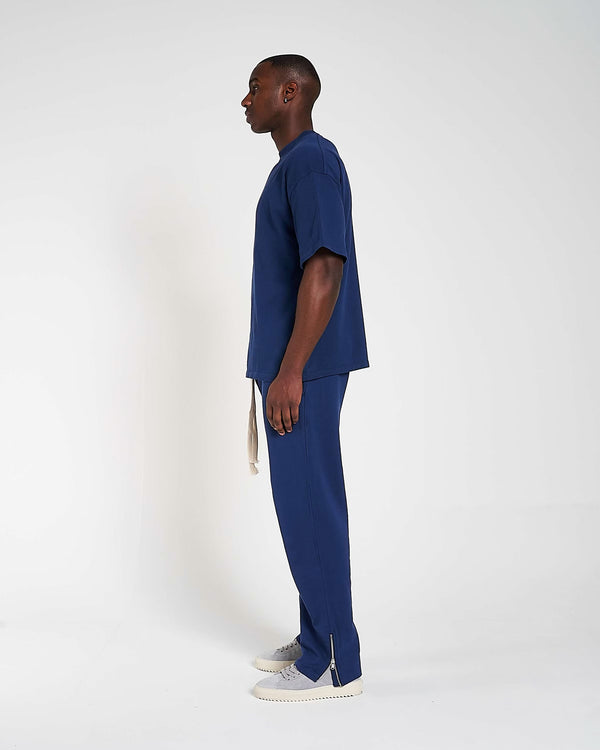 300GSM Organic Cotton T-Shirt - Deep Blue