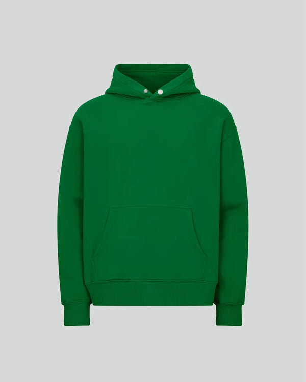 600GSM Organic Cotton Hoodie - Racing Green
