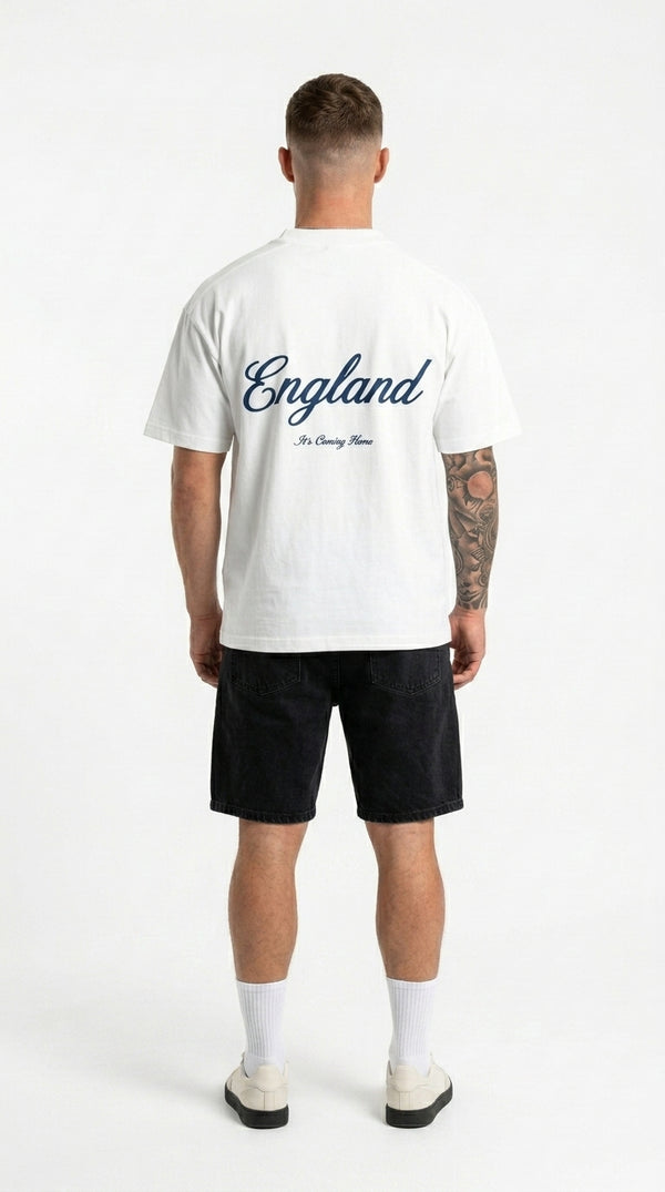 ENGLAND ‘3 LIONS’ T-SHIRT - OPTIC WHITE