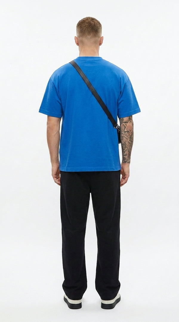 300GSM ORGANIC COTTON T-SHIRT - COBALT BLUE