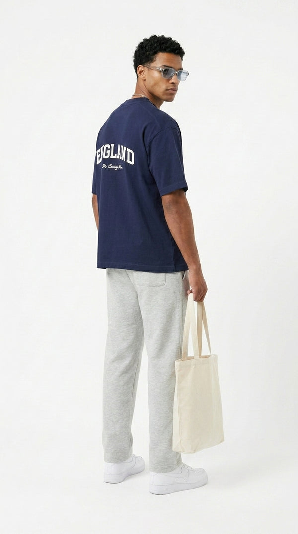 ENGLAND ‘3 LIONS’ T-SHIRT - NAVY BLUE
