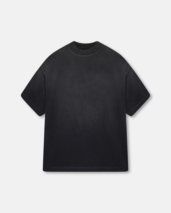 300GSM Organic Cotton T-Shirt - Black (Faded)