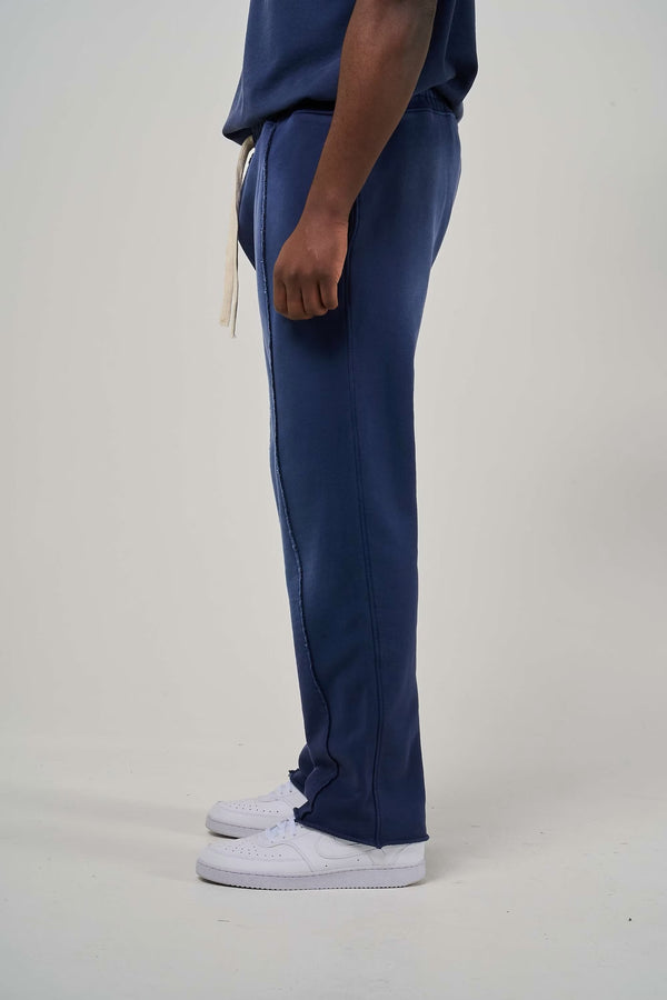 600GSM / 450GSM Organic Cotton Tracksuit - Blue Faded