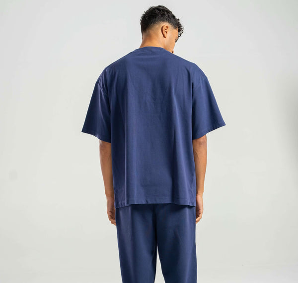 300GSM Organic Cotton T-Shirt - Navy