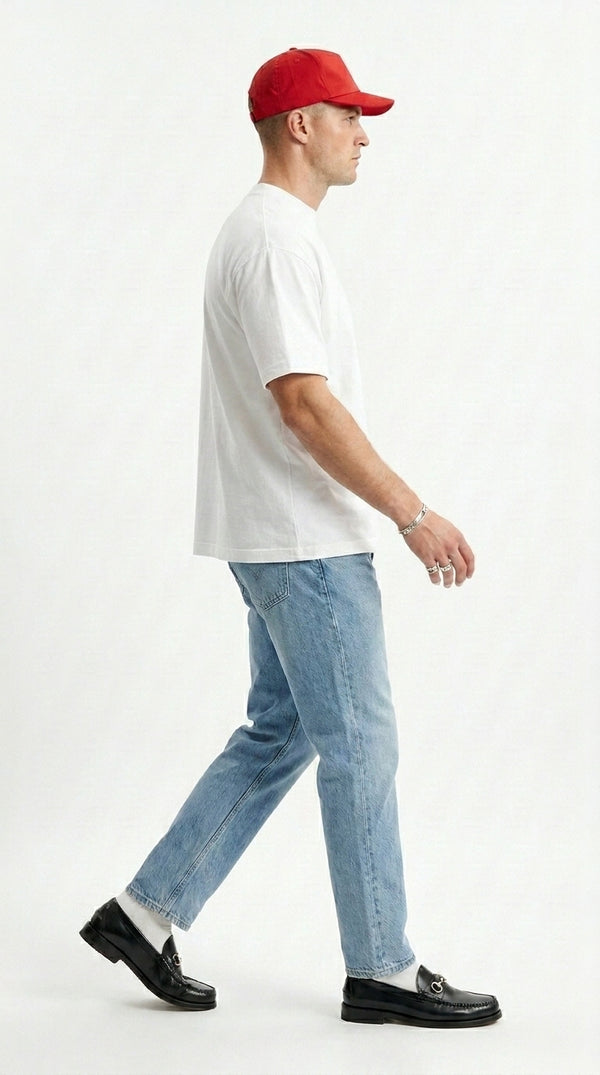300GSM Organic Cotton T-Shirt - Optic White