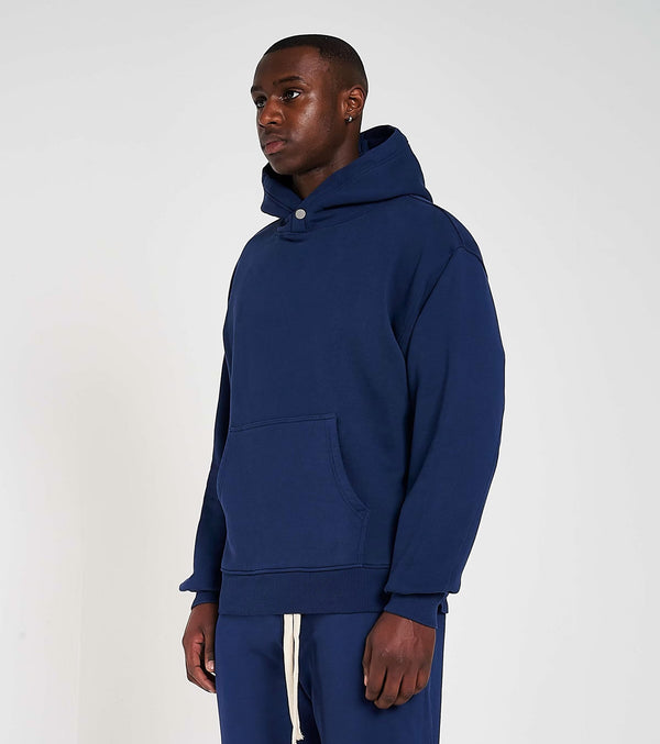 600GSM / 450GSM Organic Cotton Tracksuit - Deep Blue