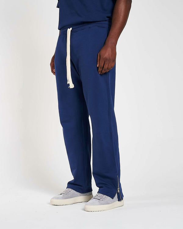 450GSM Organic Cotton Bottoms - Deep Blue