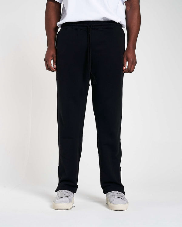 450GSM Organic Cotton Bottoms - Black