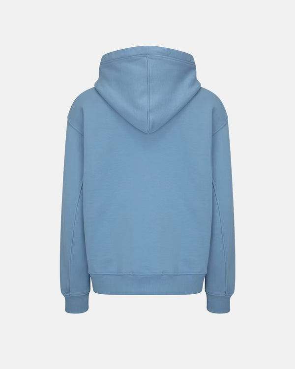 600GSM Organic Cotton Hoodie (Zip) - Glacier Blue