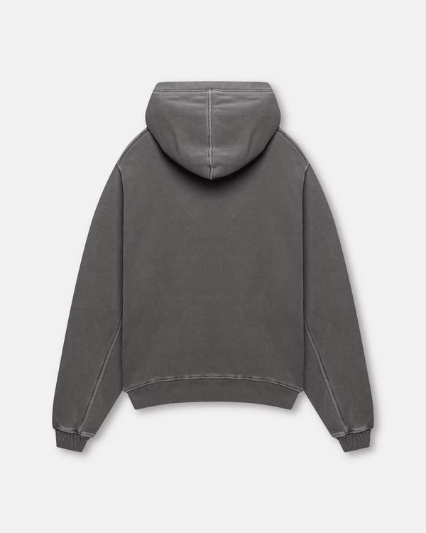 600GSM Organic Cotton Hoodie - Charcoal Grey