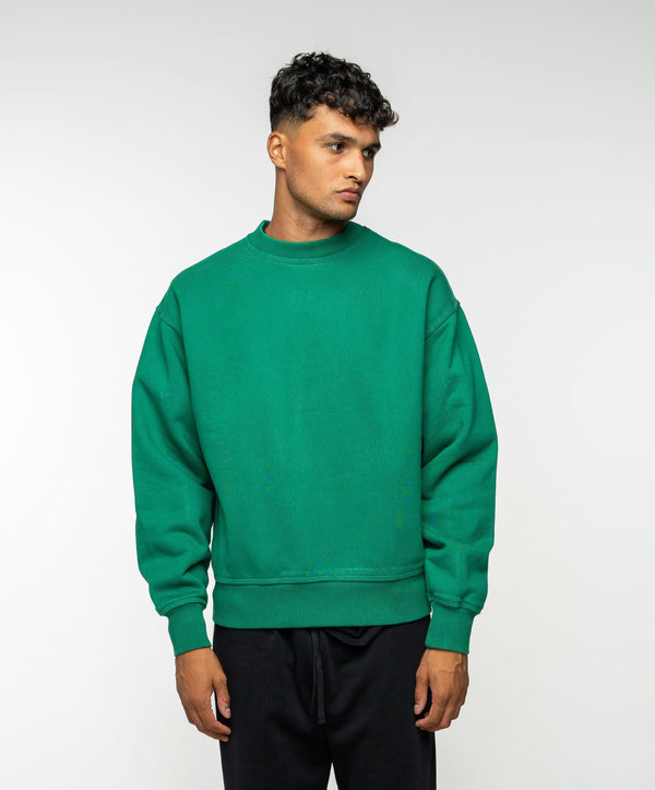 550GSM Organic Cotton Sweatshirt - Abundant Green