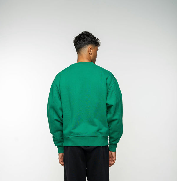 550GSM Organic Cotton Sweatshirt - Abundant Green