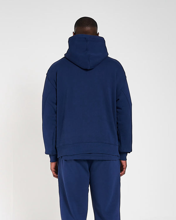 600GSM / 450GSM Organic Cotton Tracksuit - Deep Blue