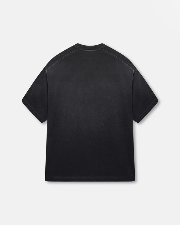 300GSM Organic Cotton T-Shirt - Black (Faded)