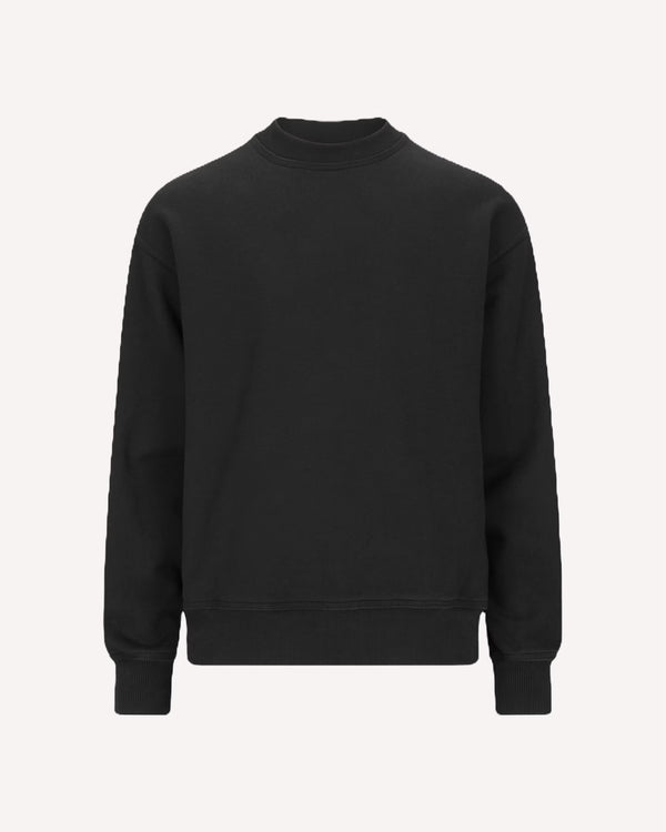 550GSM Organic Cotton Sweatshirt Black