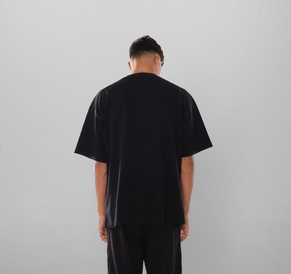 300GSM Organic Cotton T-Shirt - Black