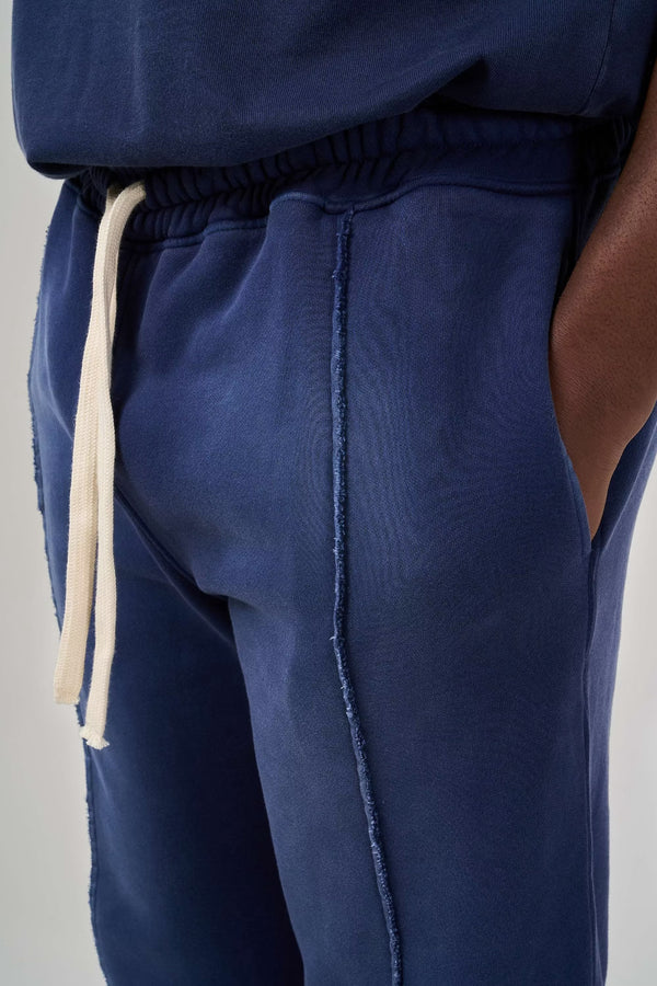 600GSM / 450GSM Organic Cotton Tracksuit - Blue Faded