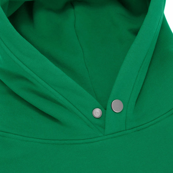 600GSM Organic Cotton Hoodie - Racing Green