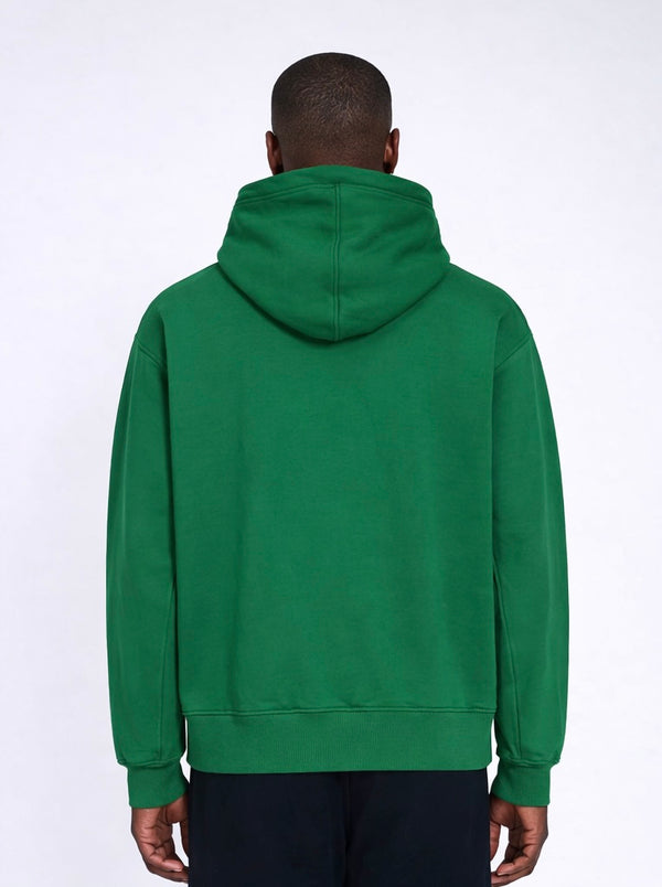 600GSM Organic Cotton Hoodie - Racing Green