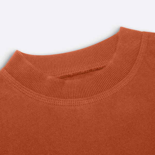 300GSM Organic Cotton T-Shirt - Burnt Orange