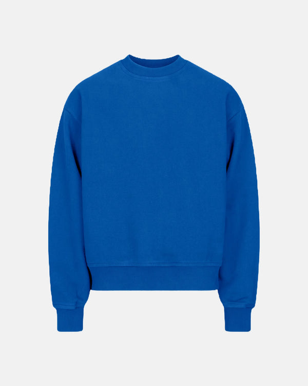 550GSM Organic Cotton Sweatshirt - Cobalt Blue