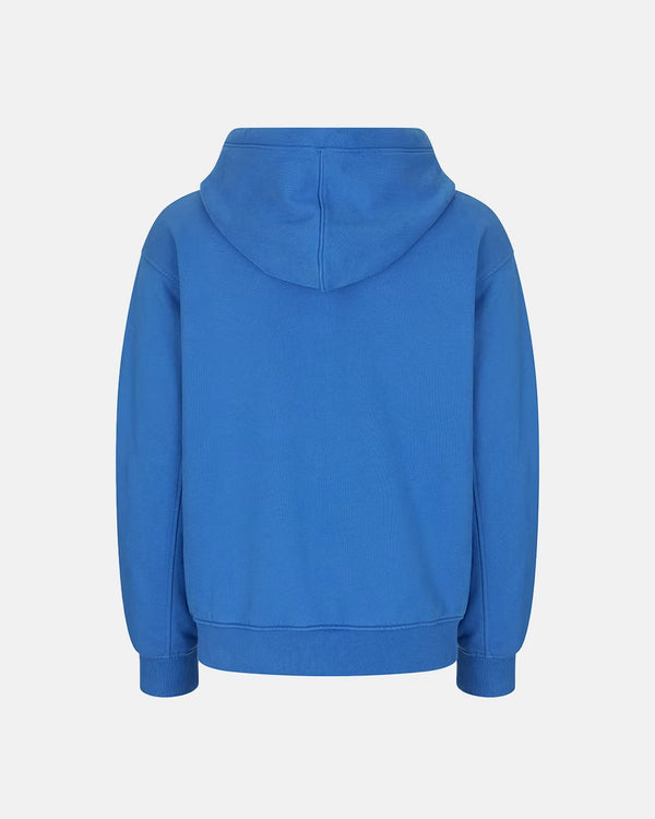 600GSM Organic Cotton Hoodie (Zip) - Cobalt Blue