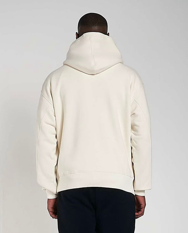 600GSM Organic Cotton Hoodie - Ecru